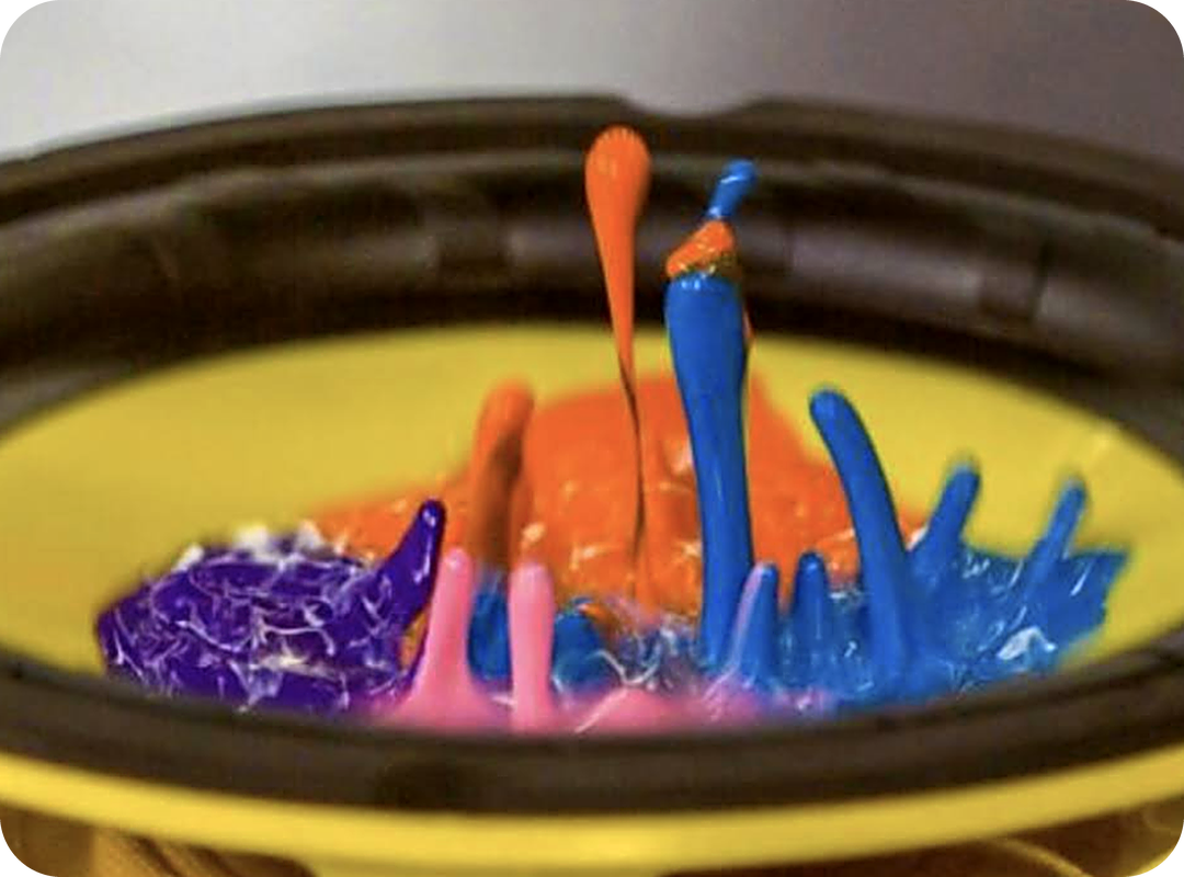 Seeing Sound dancing slime experiment